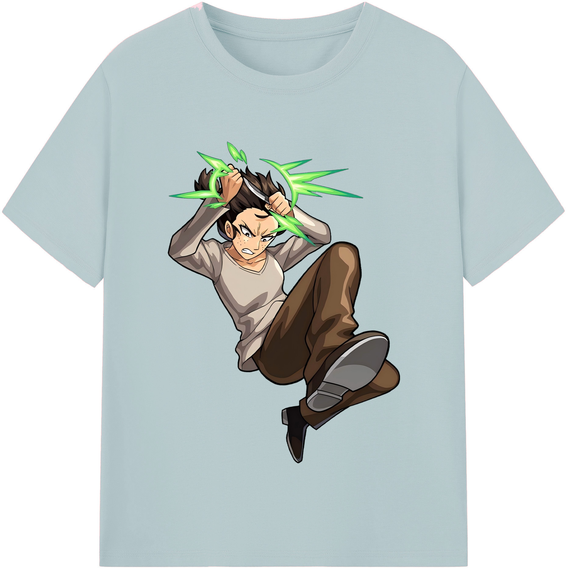 （画像用） 進撃の巨人 Attack on Titan 綿100％半袖Tシャツ（フロントプリント）